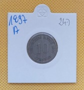 10 Fenigów 1897r. A Niemcy !