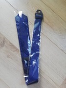 Granatowy krawat męski lekko błyszczący