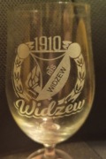 Widzew Łódź - 3 pokale kufle szklanki / nowe