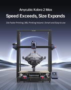 ANYCUBIC Kobra 2 MAX duże pole robocze 3D drukarka 500*420*420mm