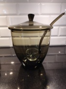 Waza do ponczu dymionego szkła 