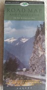 Mapa - prowincja BRITISH COLUMBIA (Canada)- ,drogowa,stan-db