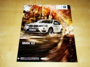 Prospekt BMW X3 2015 j.polski !