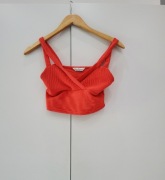 Miss Selfridge Asos Prazkowany Crop Top Rozm S