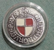 Moneta Krzyżacka kopia A w kapslu