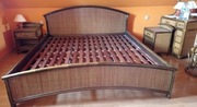 Łóżko rattanowe 
