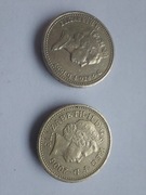 1 Funt moneta 2 sztuki 1 pound