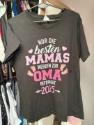 Damska koszulka t shirt rozmiar XL Czarna bawełna