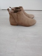 Botki sztyblety taupe / brąz r. 38