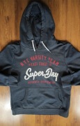 Bluza Superdry r. 42 damska bawełniana z kapturem przez głowę kangur 