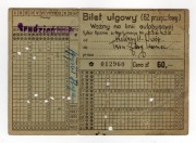 Katowice - Bilet okresowy ważny na linie autobusowe