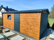 Garaż blaszany 3x6 blachodachówka 