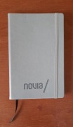 Notes / notatnik w linie na gumkę A5 Novia / szary