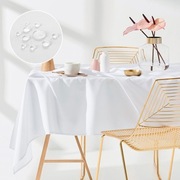 OBRUS PLAMOODPORNY -  Biały 140x300