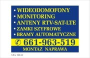 Montaż naprawa Domofonu Kamery Anteny TV Automatyka bram. Józefów Wawer 