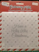 Folder scrapbooking embossing wytłaczanie 15x15 święta 