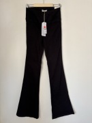 Czarne dzwony Gina Tricot nowe z metką S jeansy flare bawełna