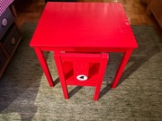 IKEA KRITTER czerwony stolik plus krzesełko 