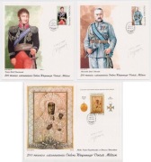 Virtuti Militari - zestaw 3 karnetów z autografem