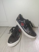 Czarne trampki ekoskóra 40