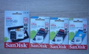 Karty pamięci SanDisk Ultra microSDXC 128GB 64GB 32GB 16GB