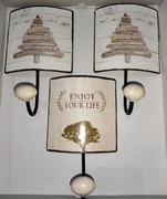 Wieszak ścienny w stylu retro 