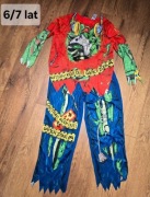 Strój przebranie bal karnawał gamer zombie gracz 116 - 122