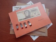 banknot PRL 500 zł. Kościuszko 2 x antyrama A5 + wydruk A5 + gratis