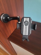 Uchwyt na telefon na szybę/plastik/deske rodzielcza regulowany.