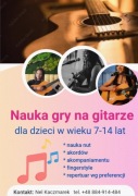 Lekcje gry na gitarze 