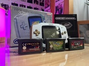 Zestaw Konsola Nintendo GAMEBOY ADVANCE + trzy gry!