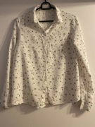 Biała koszula świąteczna XS Cropp