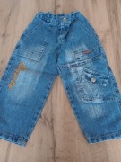 Spodnie  jeansy chłopięce 98.