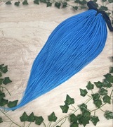 Warkoczyki wielorazowe 120 końcówek niebieskie