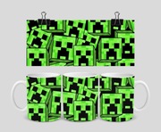 Kubek z nadrukiem Minecraft Creeper gra gracz prezent  330ml