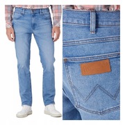 Spodnie Wrangler Larston Cool Twist Jeansy Rurki W18SYLZ70 W31 L32 31/32