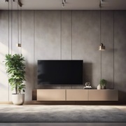 Wisząca szafka hifi pod telewizor