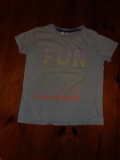 T-shirt chłopięcy 110/116  jasnoniebieski