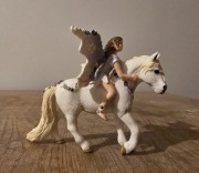 Schleich bayala elf Oleana na koniu figurka model wyckfany z 2007 r.
