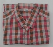 Koszula w kratę z okresu PRL-u J.Dąbrowskiego Kraków