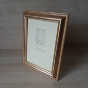 Ramka na zdjęcie stojąca 16.5 x 21.5  lite drewno szkło stan nowy vintage