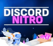 Discord Nitro + 2 boosty - 30 dni (MIESIAC) KOD VOUCHER KLUCZ PREZENTOWY
