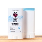 BerryCare Krem w sztyfcie Mineral Sun Stick SPF 50+ niebieski Berry Care