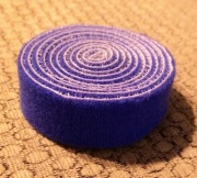 Taśma rzep długość 1 metr kolor niebieski nowa