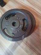 obciążenie żeliwne Hop-Sport 2 x 5 kg o średnicy 31mm