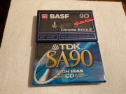 Kasety Basf 90 i TDK SA 90