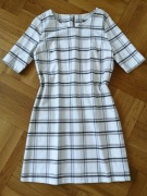 Sukienka Orsay kratka szara egru bawełna wiskoza S 36  24 hm