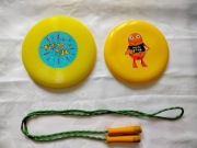 2 x frisbee + skakanka dziecięca vintage