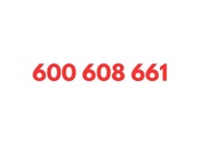 600 608 661 STARTER KARTA SIM GSM UNIKATOWY ZŁOTY PROSTY ŁATWY NUMER