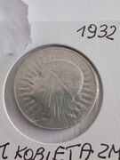 Moneta 5 zł Glowa kobiety z 1932 ZM 